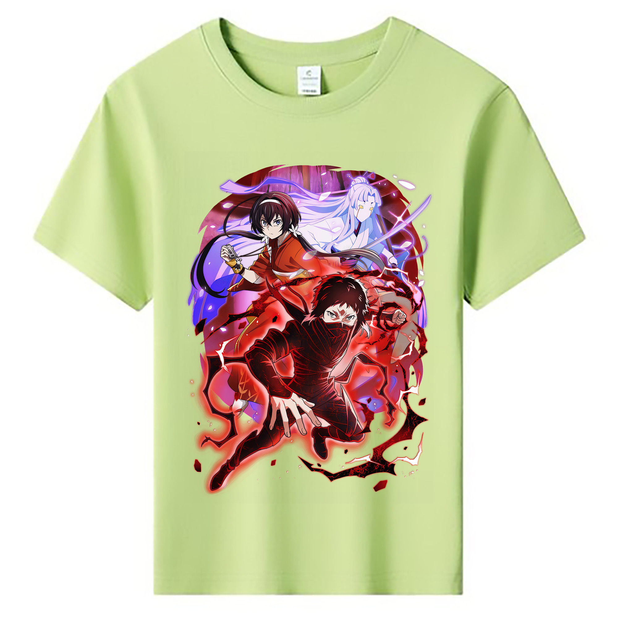 （画像用） 文豪ストレイドッグス Bungo Stray Dogs 綿100％キッズTシャツ（フロントプリント）